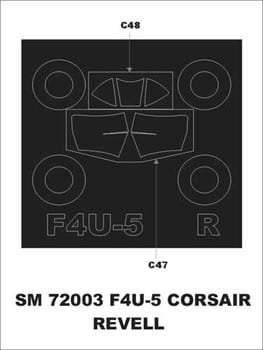 Go to product MONTEX SM72003 - 1:72 F4U-5 Corsair
