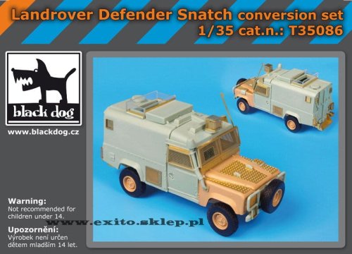 Go to product BLACK DOG T35086 - 1:35 Landrover Defender Snatch conversion set