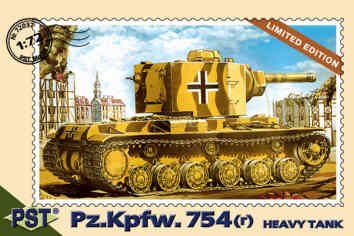 Go to product PST 72037 - 1:72 Pz.Kpfw.754 (r) Heavy tank (German)