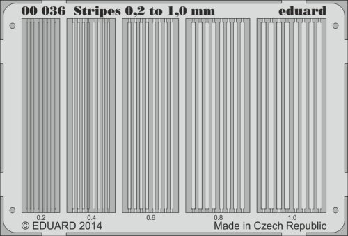 Go to product EDUARD 00036 - Stripes 0.2 to 1 mm