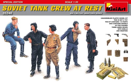 Go to product MINIART 35246 - 1:35 Soviet tank crew at rest - Special Edition