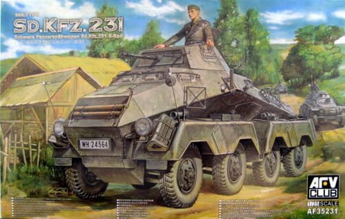 Go to product AFV CLUB 35231 - 1:35 Sd.Kfz. 231 Early Type