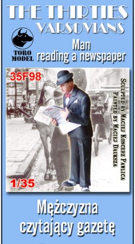 Go to product TORO MODEL 35F98 - 1:35 The Thirties - Man reading a newspaper
