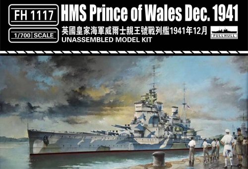 Go to product FLYHAWK 1117 - 1:700 HMS Prince of Wales 1941