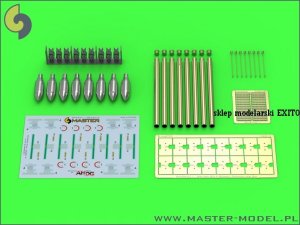 MASTER AM-24-012 - 1:24 British RP-3 rockets with 60lb SAP warheads for late pylons Mk III