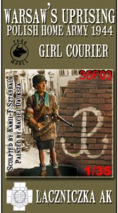 TORO MODEL 35F03 - 1:35 Warsaw's Uprising - Girl courier Polish Home Army 1944