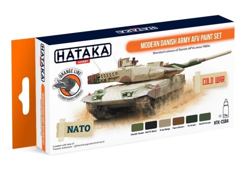 Go to product HATAKA CS84 - Modern Danish Army AFV paint set