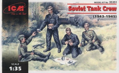 Go to product ICM 35351 - 1:35 Soviet Tank Crew 1943-45)
