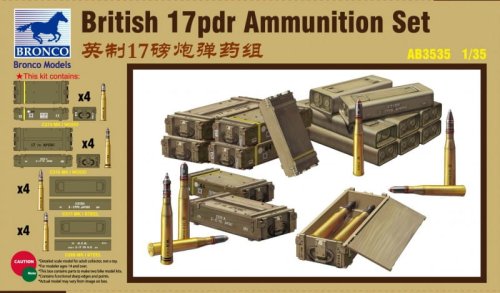 Go to product BRONCO AB 3535 - 1:35 British 17pdr Ammunition Set
