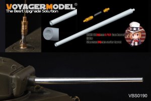 VOYAGER VBS0190 - 1:35 WWII US 76mm L/52 Gun Barrel w/atennna base