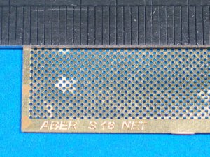 ABER S18  - Drilled plate 1,0 mm - 75 x 42mm