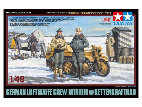 Go to product TAMIYA 32412 - 1:48 German Luftwaffe Crew w/ Kettenrad