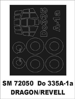 Go to product MONTEX SM72050 - 1:72 Dornier Do-335