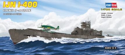 Go to product HOBBY BOSS 87017 - 1:700 Japanese I-400 class Submarine