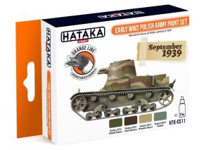 HATAKA CS11 - Early WW2 Polish Army paint set