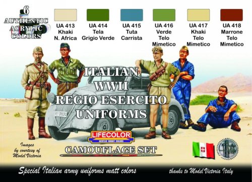 Go to product LIFECOLOR CS 14 - Italian WW II Uniforms