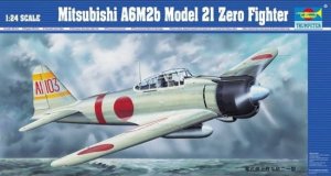 TRUMPETER 02405 - 1:24 Mitsubishi A6M2b Model 21 Zero Fighter