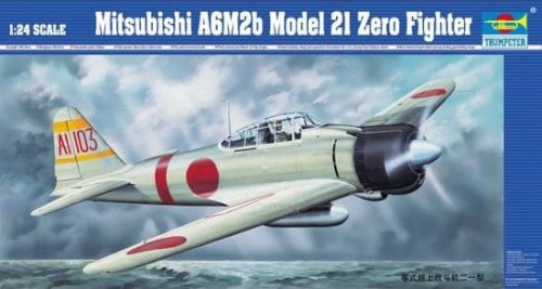Go to product TRUMPETER 02405 - 1:24 Mitsubishi A6M2b Model 21 Zero Fighter