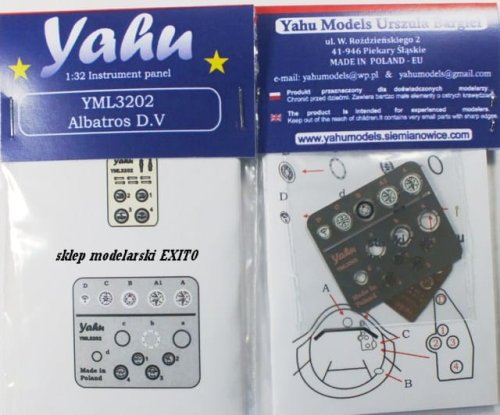 Go to product YAHU YML3202 - 1:32 Albatros D.V