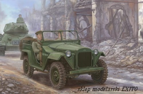 Go to product TRUMPETER 02346 - 1:35 Soviet GAZ-67B Military Vehicles