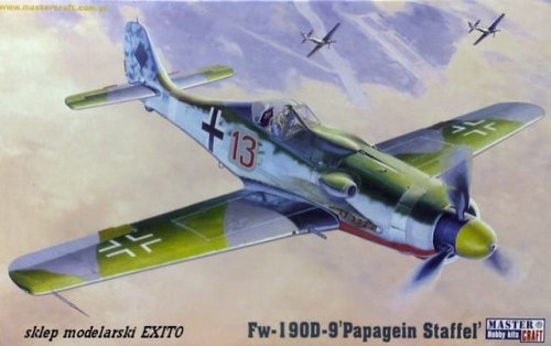 Go to product MISTERCRAFT C08 - 1:72 Focke Wulf Fw-190D-9 Papagein Staffel