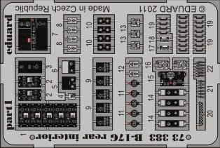 Go to product EDUARD 73383 - 1:72 B-17G rear interior
