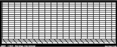 Go to product ABER 1:150-01  - 1:150 Railing 3 bar, horizontal