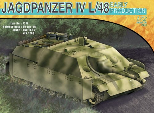 Go to product DRAGON 7276 - 1:72 Jagdpanzer IV L/48 Early Production