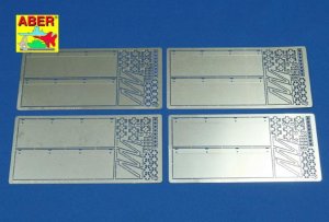 ABER 16006 - 1:16 Tiger I Ausf.E Early/Late version Side fenders