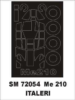 Go to product MONTEX SM72054 - 1:72 Me-210