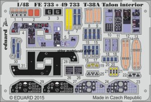 EDUARD FE733 - 1:48 T-38A Talon interior