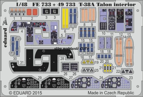 Go to product EDUARD FE733 - 1:48 T-38A Talon interior