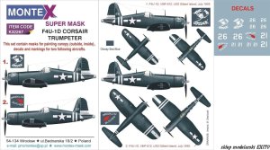 MONTEX K32267 - 1:32 F4U-1D  Corsair