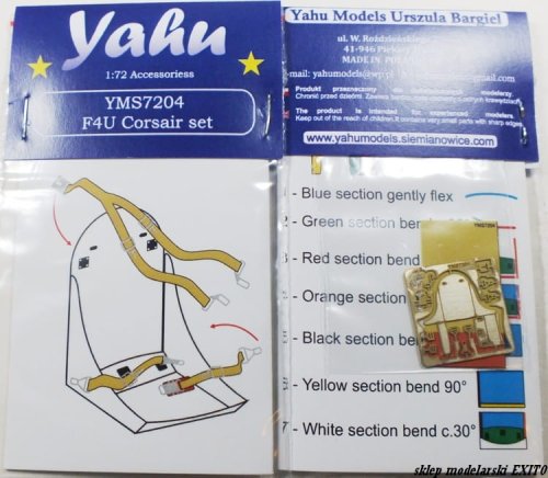 Go to product YAHU YMS7204 - 1:72 F4U Corsair set