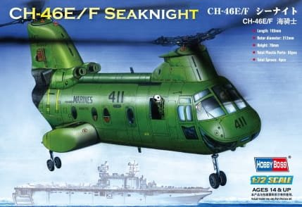 Go to product HOBBY BOSS 87223 - 1:72 American CH-46E Sea Knight