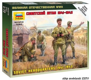 ZVEZDA 6132 - 1:72 Soviet Headquarters 1941-1943