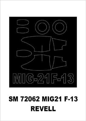 Go to product MONTEX SM72062 - 1:72 MiG-21 F-13
