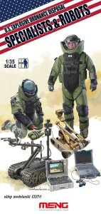 MENG MODEL HS003 - 1:35 U.S. Explosive Ordnance Disposal Specialists & Robots