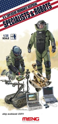 Go to product MENG MODEL HS003 - 1:35 U.S. Explosive Ordnance Disposal Specialists & Robots