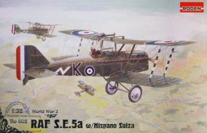 RODEN 602 - 1:32 RAF SE5a w/Hispano Suiza
