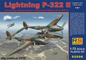 RS MODELS 92096 - 1:72 Lightning P-322 II