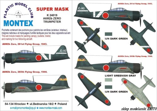 Go to product MONTEX K24019 - 1:24 A6M2 Zero