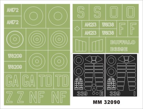 Go to product MONTEX MM32090 - 1:32 Buffalo B-339 RAF