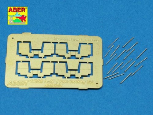 Go to product ABER 1:350L-47  - 1:350 Set of 4 shields with gun barrels for 2cm Flakving for German Navy