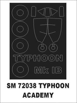 Go to product MONTEX SM72038 - 1:72 Hawker Typhoon