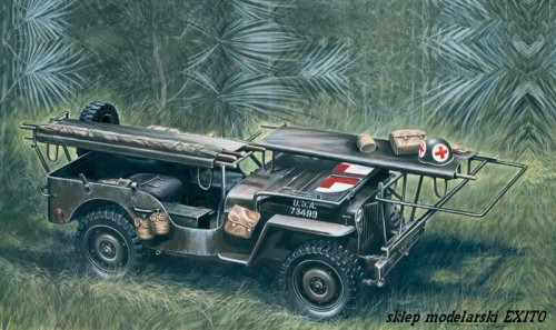 Go to product ITALERI 0326 - 1:35 1/4 ton. 4x4 Ambulance Jeep