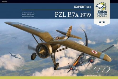 Go to product ARMA HOBBY 70007 - 1:72 PZL P.7a 1939 Expert Set