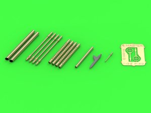 MASTER AM-32-097 - 1:32 Curtiss P-40 B/C USA type Browning .30 cal and Pitot tube