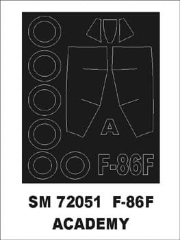 Go to product MONTEX SM72051 - 1:72 F-86 F