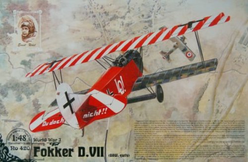 Go to product RODEN 420 - 1:48 Fokker D.VII OAW built, early